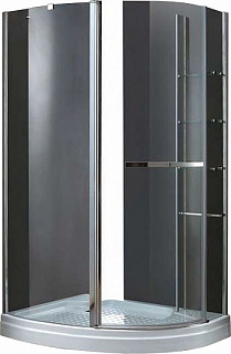 Душевое ограждение 120х90 Cezares Elena RH1 ELENA-W-RH-1-120/90-C-Cr-R правое, хром/прозр. 120х90