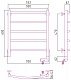 Полотенцесушитель электрический Сунержа Галант 2.0 600х500 МЭМ правый