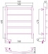 Полотенцесушитель электрический Сунержа Галант 2.0 600х500 МЭМ левый