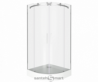 Душевое ограждение Good Door Galaxy R-TD-90-C-CH