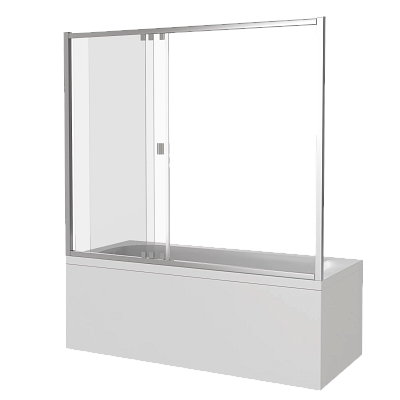 Шторка на ванну 140см Good Door Screen WTW-140-C-CH ПД00101