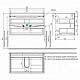 Тумба с раковиной Iddis Cloud 80 CLO80W0i95K