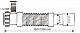 Гофра 1 1/2 McALPINE 1,5 м MRMF-2-1,5W с отводом