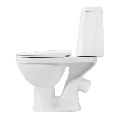 Напольный унитаз безободковый Sanita Марс WC.CC/Mars/2-DM.Rim/WHT.G/S1