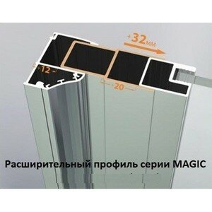 Пристенный профиль Cezares MAGIC-EXT-WLM-Br