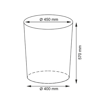 Плетеная корзина для белья с крышкой WasserKRAFT Еlbe WB-740-L