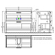 Комплект тумба напольная + раковина (0101000i28) Iddis Brick BRI10WFi95K