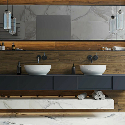 Раковина накладная 40 см Sanita Luxe Art Slim 40 ART40SLWB01S