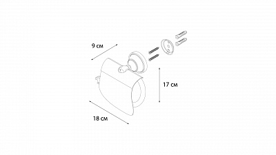 Держатель для туалетной бумаги с крышкой Fixsen Bogema FX-78510