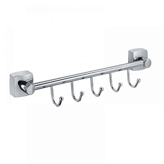 Планка 5 крючков Fixsen Kvadro FX-61305В-5