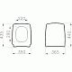 сиденье для унитаза Vitra Metropole (микролифт, дюропласт, съемные петли)