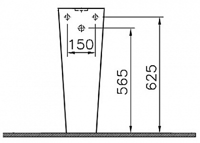 Пьедестал для раковины Vitra Form 500, 4296B003-0156