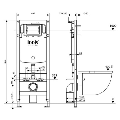 Инсталляция для унитаза Iddis Profix PRO0000i32