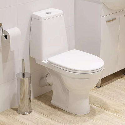 Напольный унитаз безободковый Sanita Марс WC.CC/Mars/2-DM.Rim/WHT.G/S1