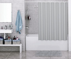 WasserKRAFT Oder SC-30501 Шторка д/в с кольцами серый
