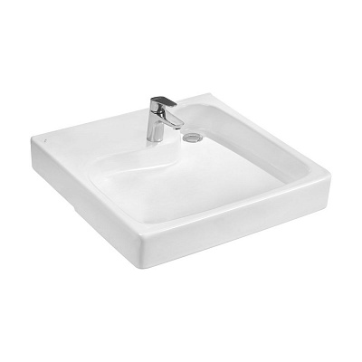 Раковина над стиральной машиной 60х61 Santek Клио 60 1WH501780 (с кронштейнами), керамика
