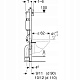 Инсталляция для подвесного унитаза Geberit 458.135.DW.1