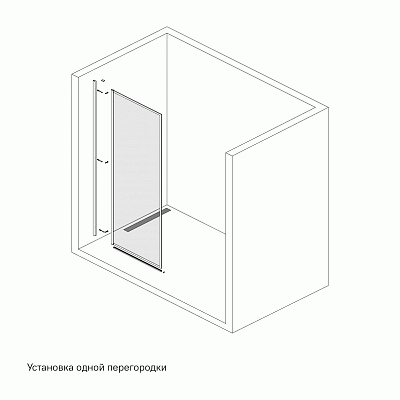 Душевая перегородка Walk In Iddis Slide 80x195 SLI8BS8i23