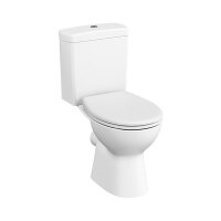 Комплект напольного безободкового унитаза Vitra S10 Open-Back, сиденье микролифт, механизм 3/6 л 9822B003-7204