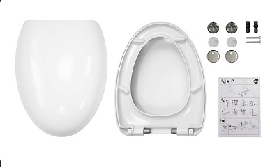 Сиденье для унитаза Sanita Luxe Ringo с микролифтом SD17m080