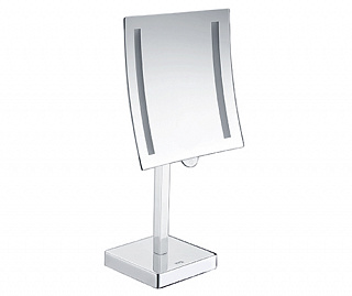Зеркало с LED-подсветкой, 3-х кратным увеличением WasserKRAFT K-1007