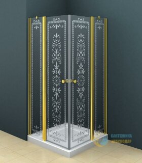 Душевое ограждение Cezares RoyalPalace AH1 A-60/60-CP-G+100-FIX-CP-G 120x100 см