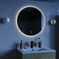 Зеркало круглое с подсветкой и термообогревом Iddis Bild 60 см BIL60T0i98