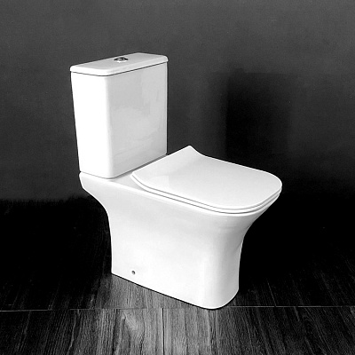 Напольный унитаз компакт Cerutti Spa Vettore 7192 (66,5*34,5*77)