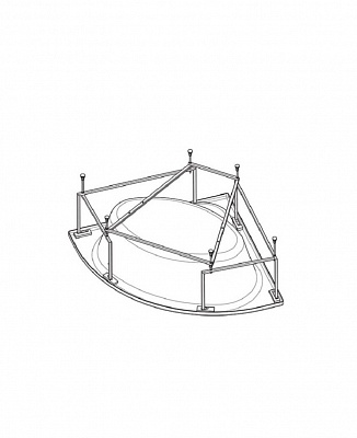 Монтажный комплект для ванны Santek Сан-паулу 150x150 1WH302400