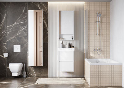 Тумба с раковиной 45 см AQUATON Сканди 45 1A251601SD010