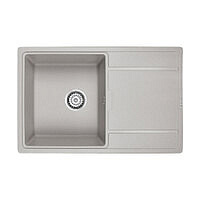 Мойка для кухни кварцевая Paulmark Flugen PM217850-GR