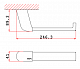 Полотенцедержатель VRI Burano HG801109