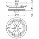 Регулятор скорости потока воды AlcaPlast P115