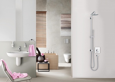 Смеситель для душа Grohe Quadra, комплект верхней монтажной части