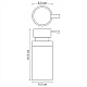 WasserKRAFT Berkel Дозатор для жидкого мыла 220мл K-4999 полирезин, АВS-пластик, хром