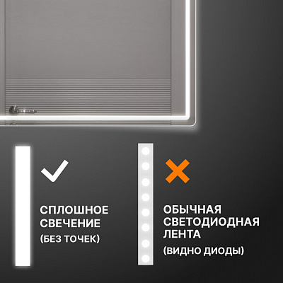 Шкаф навесной VIGO Geometry Classic 800 с зеркалом