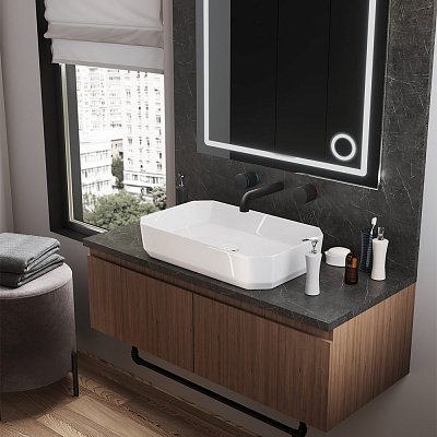 Раковина на столешницу Sanita Luxe Line 55