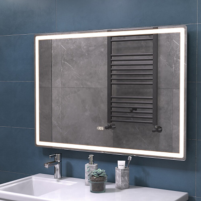 Зеркало 100х70  VIGO GEOMETRY LUXE 1000 на взмах