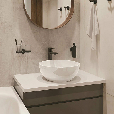 Раковина накладная 40 см Sanita Luxe Art Slim 40 ART40SLWB01S