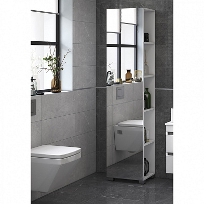 Шкаф пенал зеркальный 45 см Vigo Urban 450 pn.URB.45