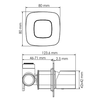 Смеситель для душа WasserKRAFT Saale 9551