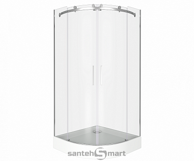 Душевое ограждение Good Door Galaxy R-TD-100-C-CH